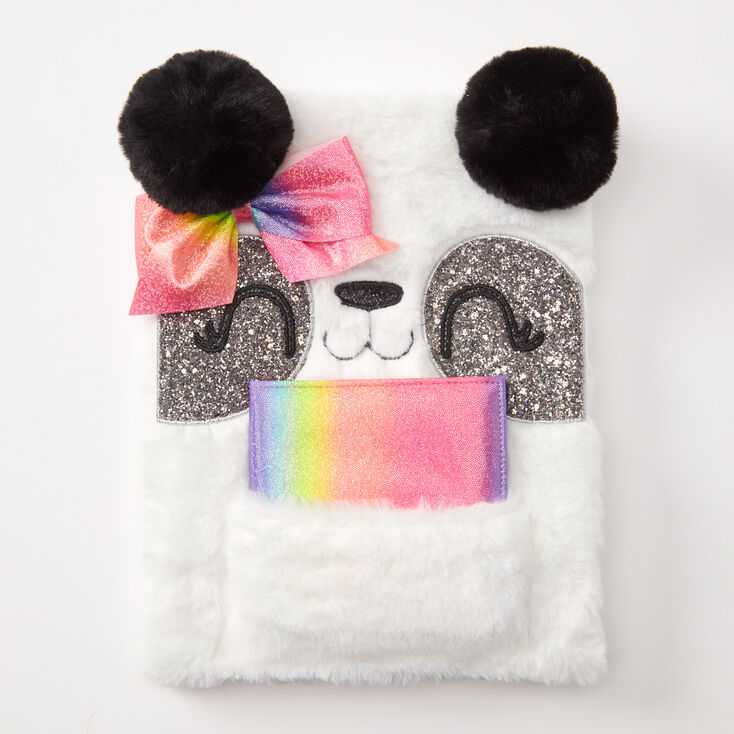 Claire's Carnets à croquis doux Paige le Panda - Lot de 2