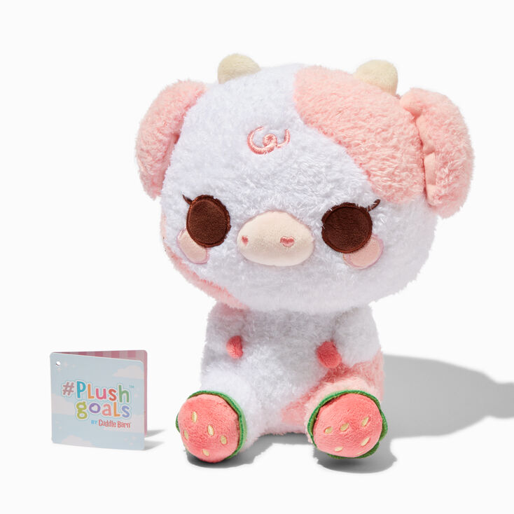 &#35;Plush Goals by Cuddle Barn&reg; 9&#39;&#39; Sunnie the Strawberry Cow Plush Toy,