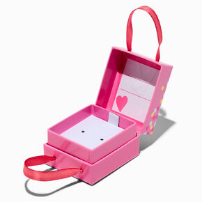 Confetti Design Pink Earring Gift Box,