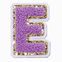 Purple E Initial Stick-On Patch,