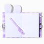 Claire&#39;s Club Bunny Carrot Mini Plush Lock Diary,