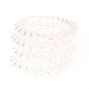 Mini chouchou en spirale transparent,