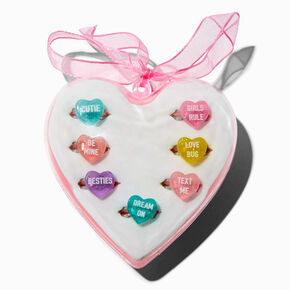 Conversation Hearts Adjustable Ring Gift Set &ndash; 7 Pack,