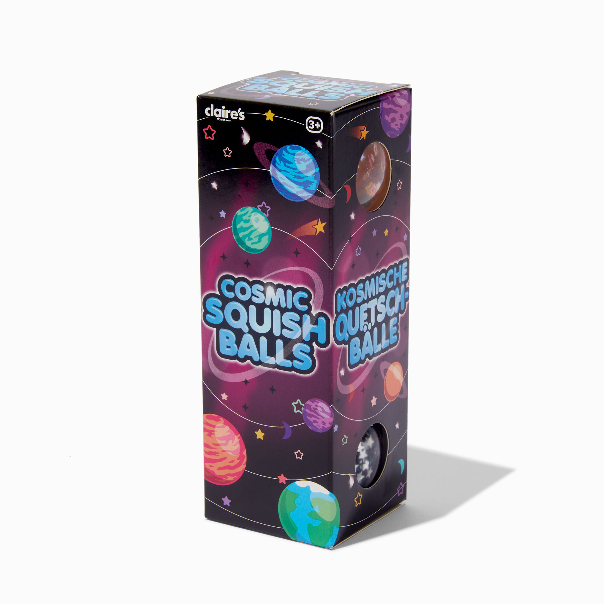 View Claires Cosmic Squish Balls 3 Pack information