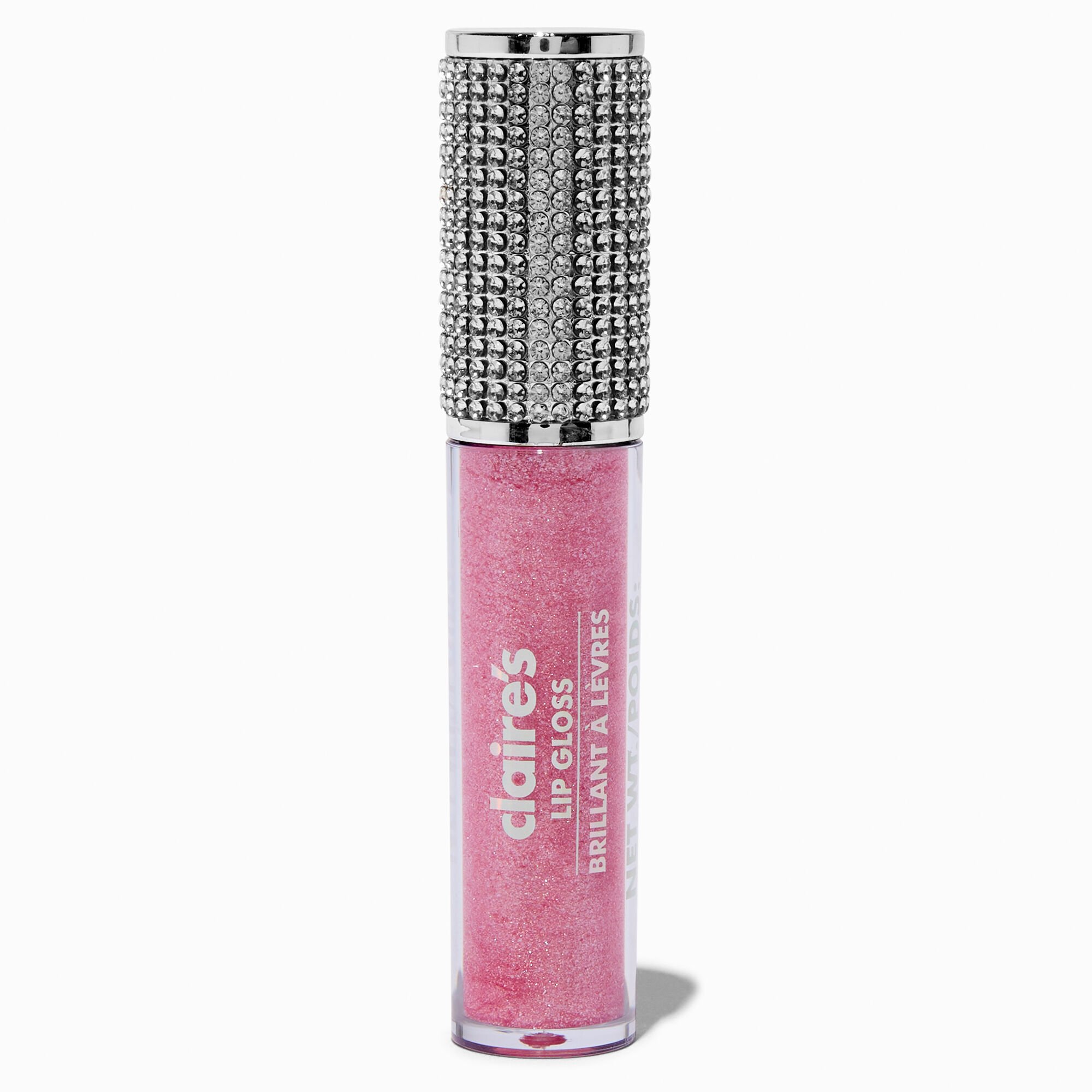 View Claires Shimmer Bling Glitter Lip Gloss Wand Pink information