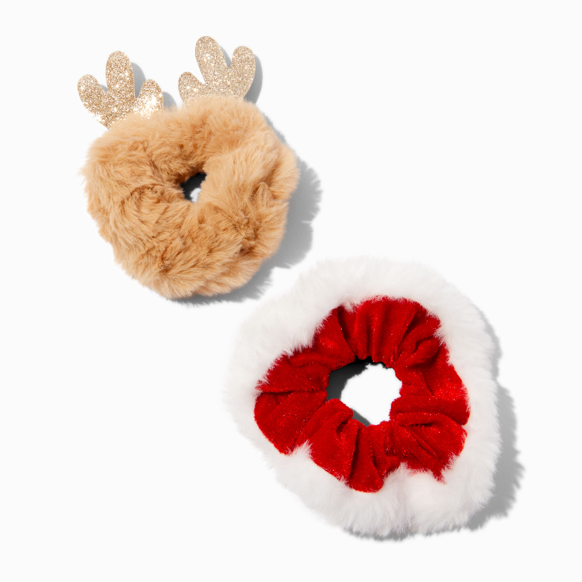 Claire's Chouchous Père Noël et Renne - Lot de 2