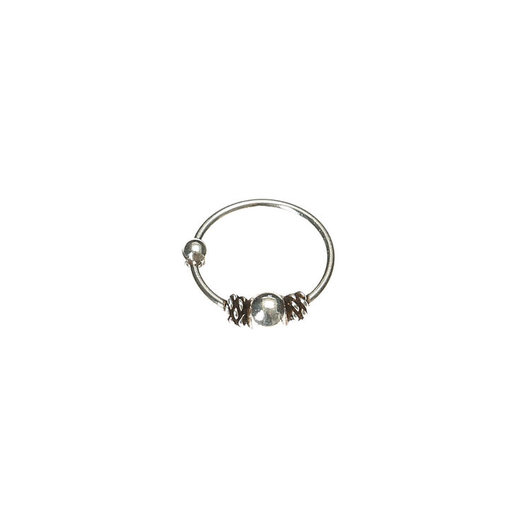 Claire's Anneaux d’oreille perlés pour piercing rook couleur argenté