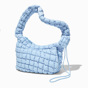 Blue Puffy Sling Shoulder Bag,