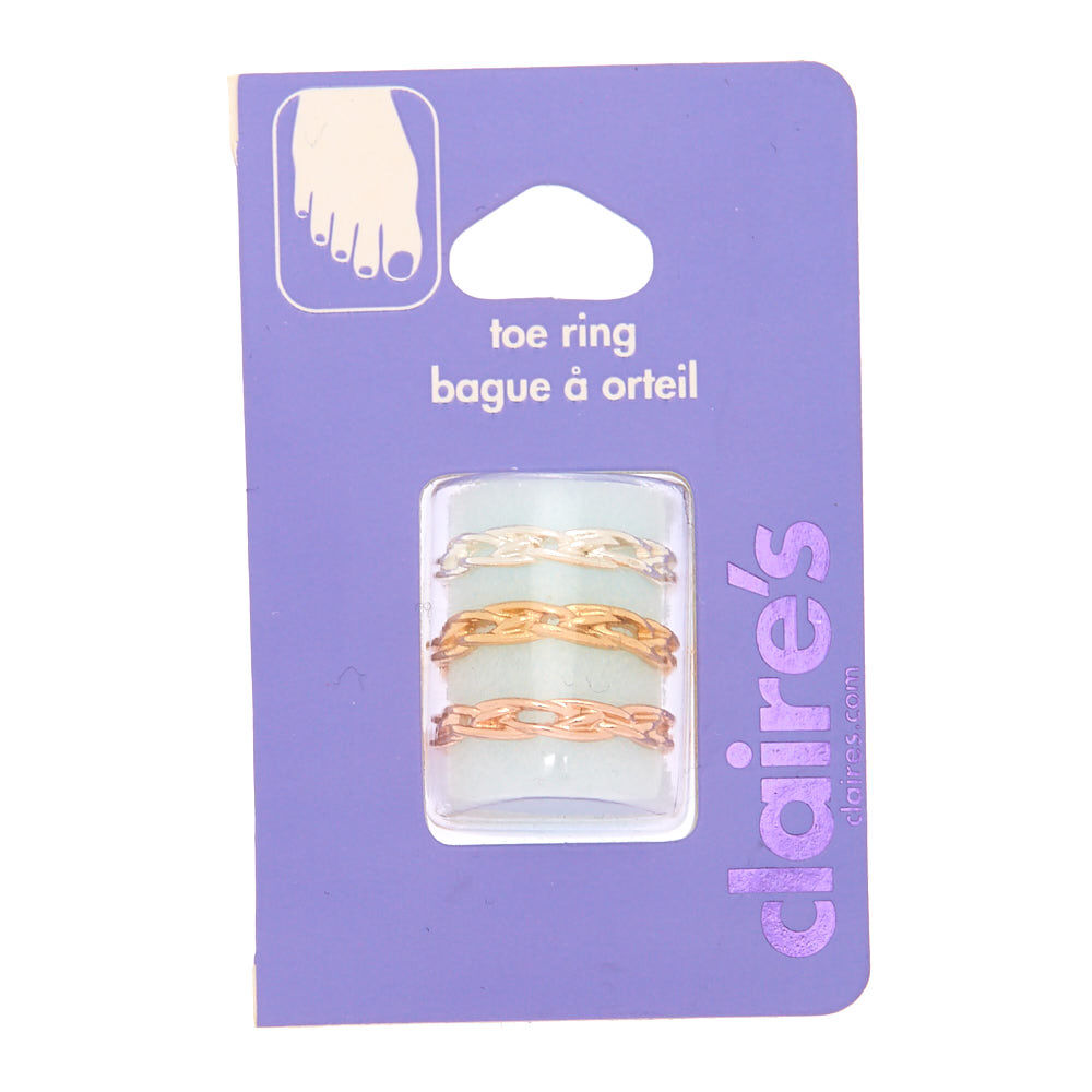 Bague pied claire's best sale