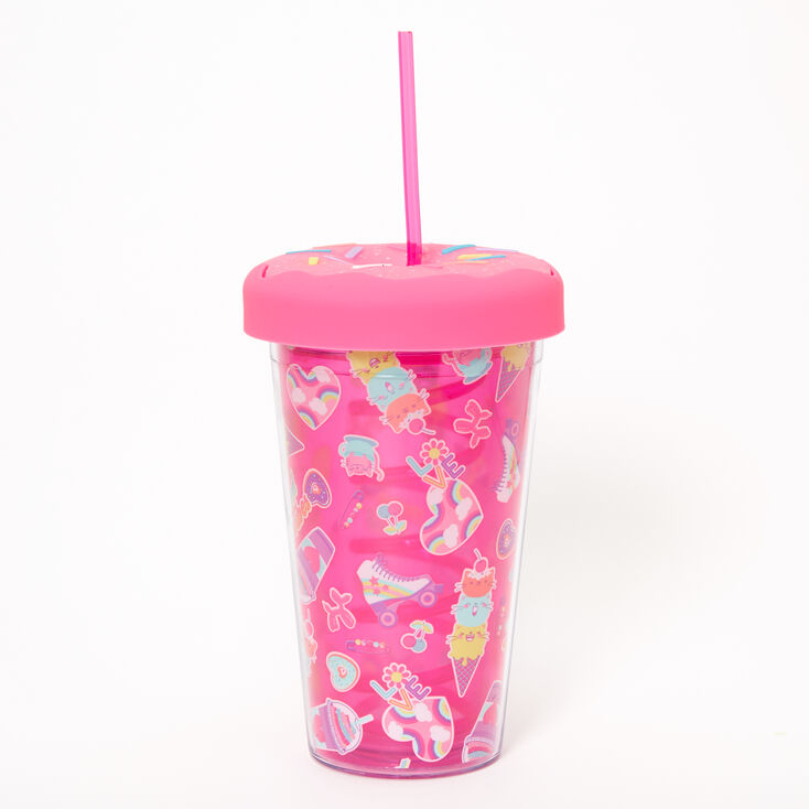 Donut Sweets Tumbler - Pink | Claire's
