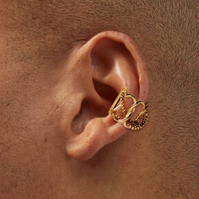 Gold-tone Double Chain Ear Cuff,