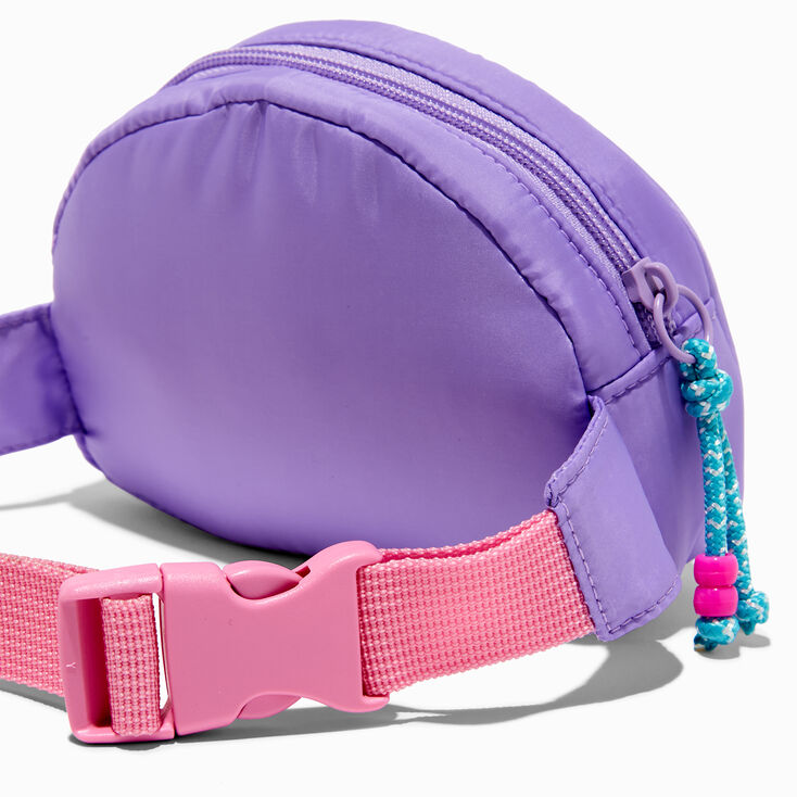 Claire&#39;s Club Puffy Rainbow Belt Bag,