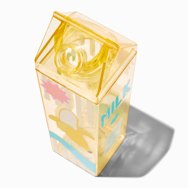 Banana Milk Carton Water Bottle,