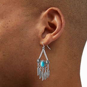Cowgirl Triangle Dangle Drop Earrings,