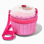 Claire&#39;s Club Pink Cupcake Crossbody Bag,