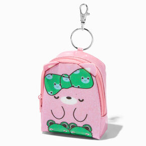 Sleepy Cat Mini Backpack Keychain,