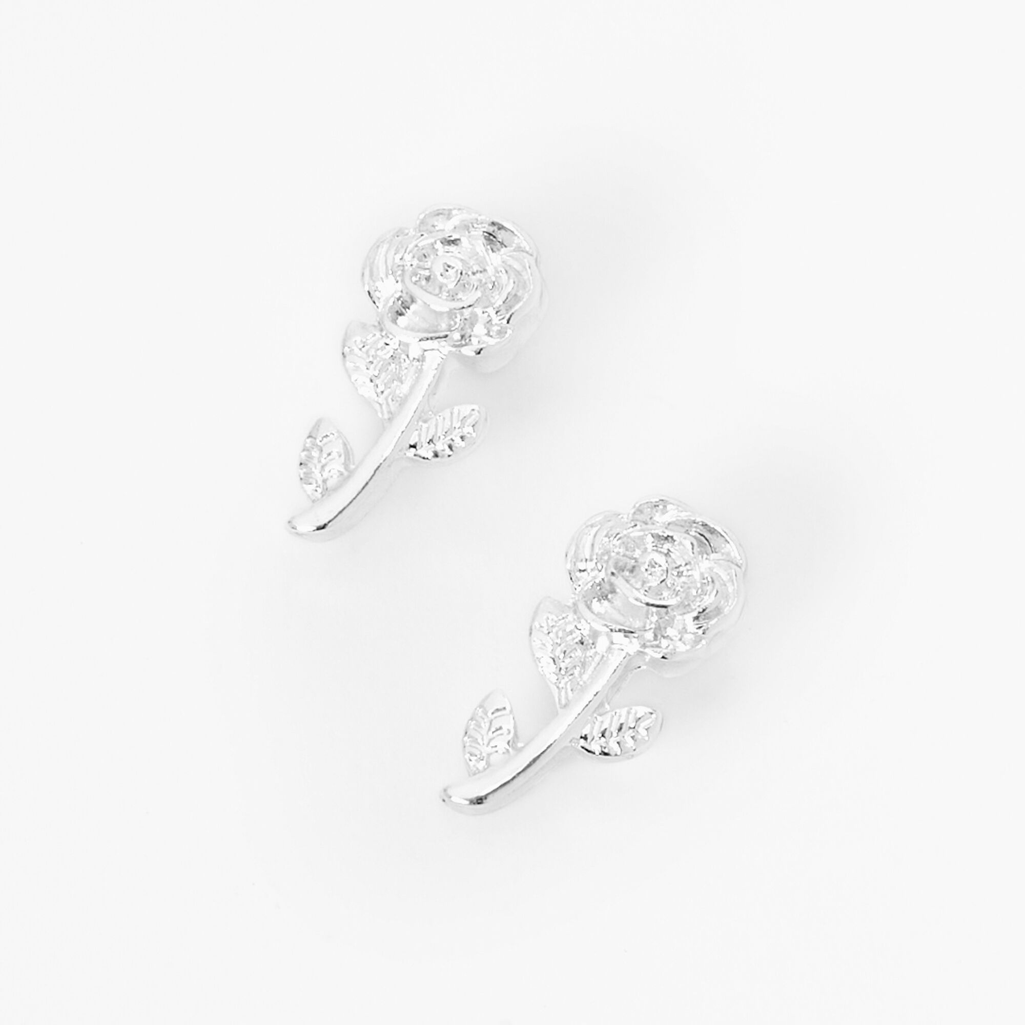 Claire's outlet rose earrings