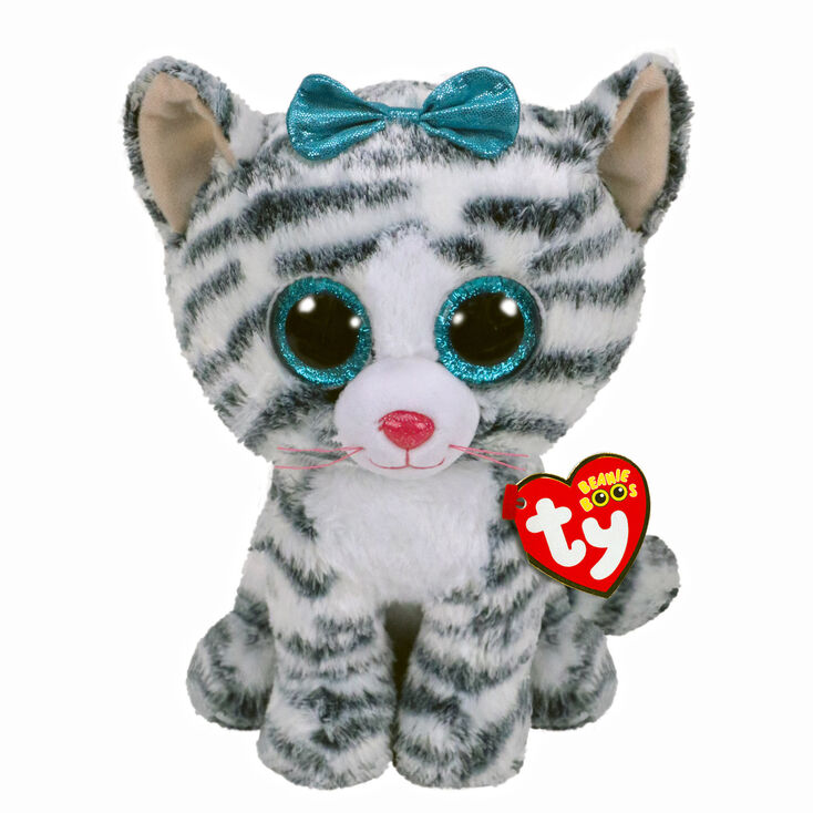 Peluche moyenne TY Beanie Boos Quinn le chat,
