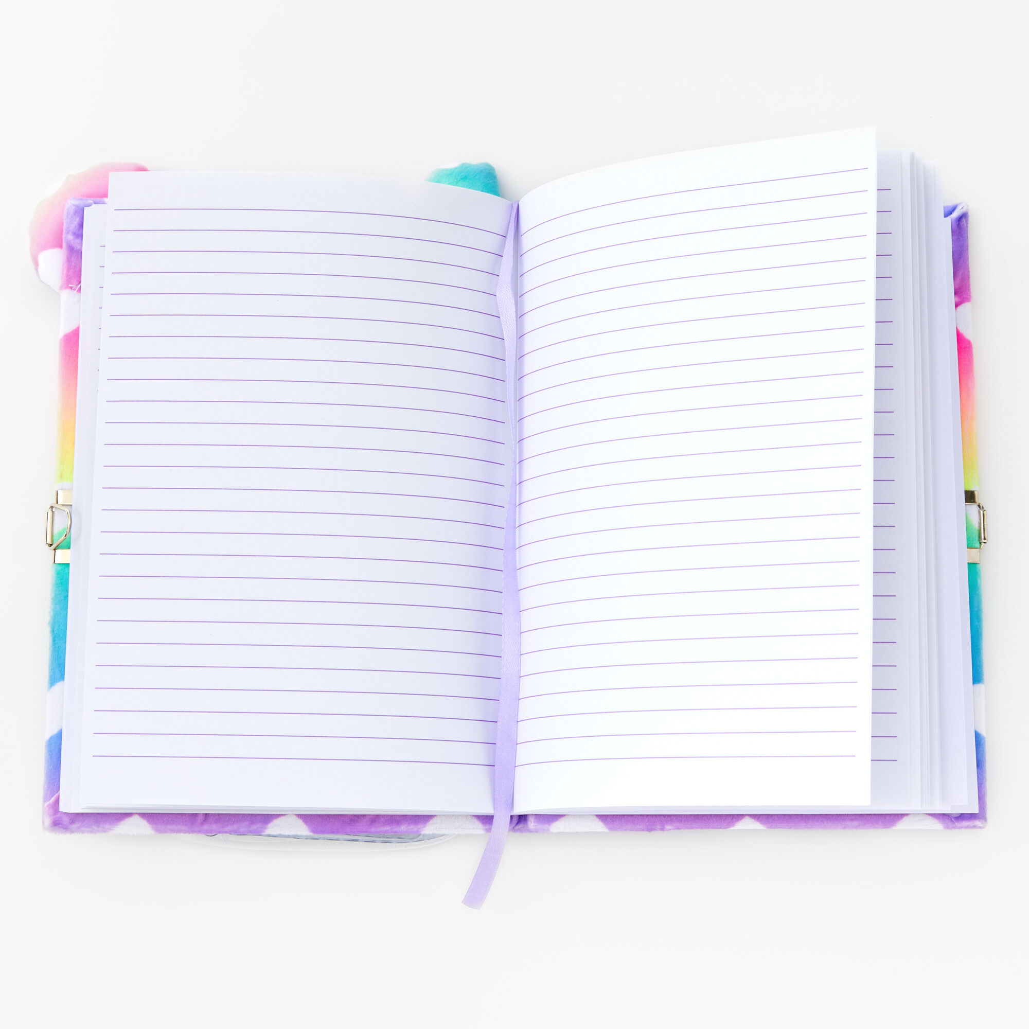 Desserts Polka Dot Furry Lock Diary,