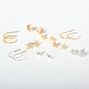 Mixed Metal Under the Sea Mixed Earrings - 9 Pack,