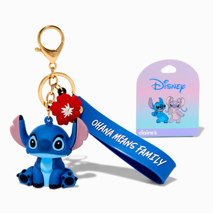 Disney Stitch Claire&#39;s Exclusive BFF Wristlet Keychain,