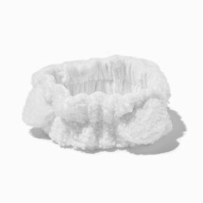 White Bear Sherpa Makeup Headwrap,