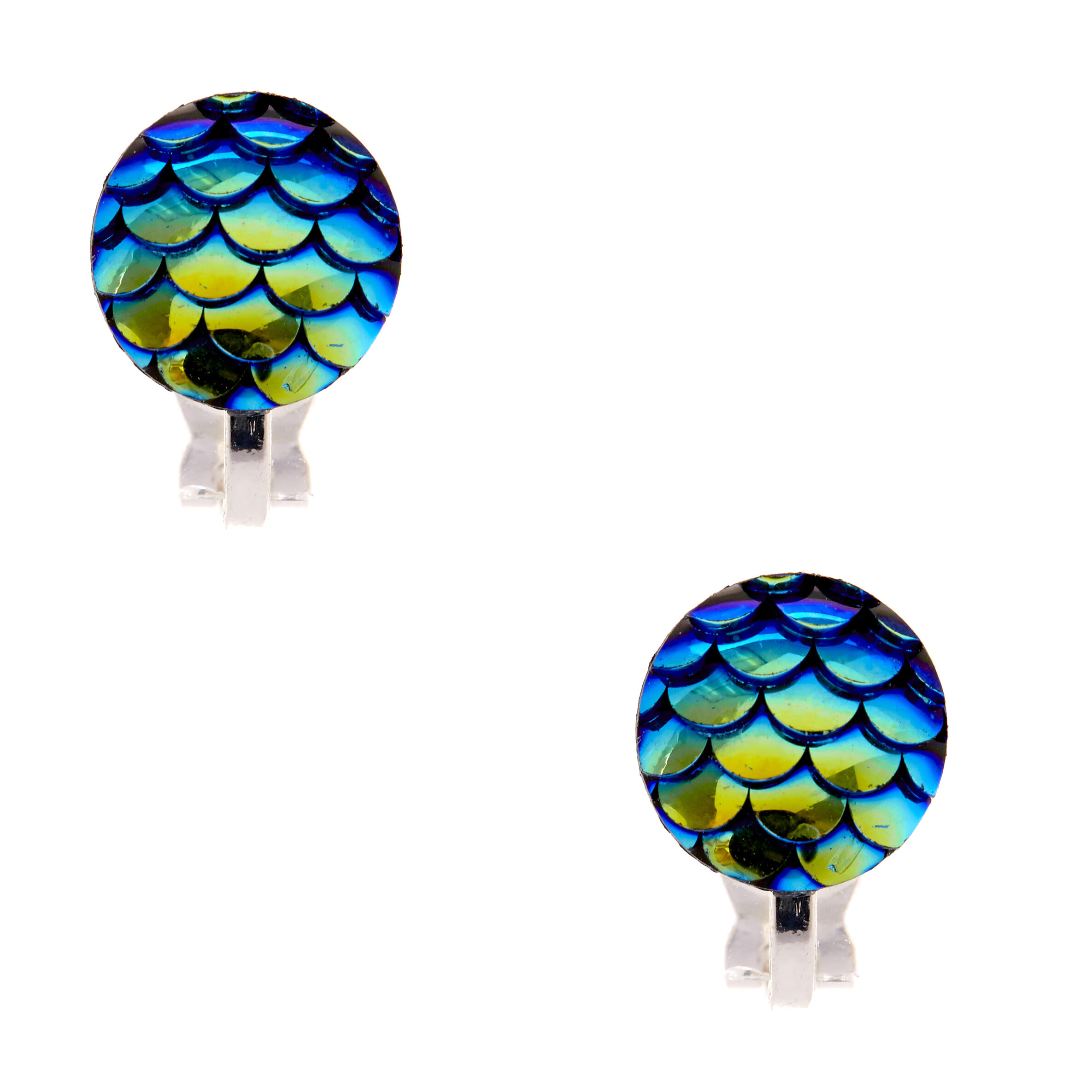 Mermaid Clip-on Earrings,