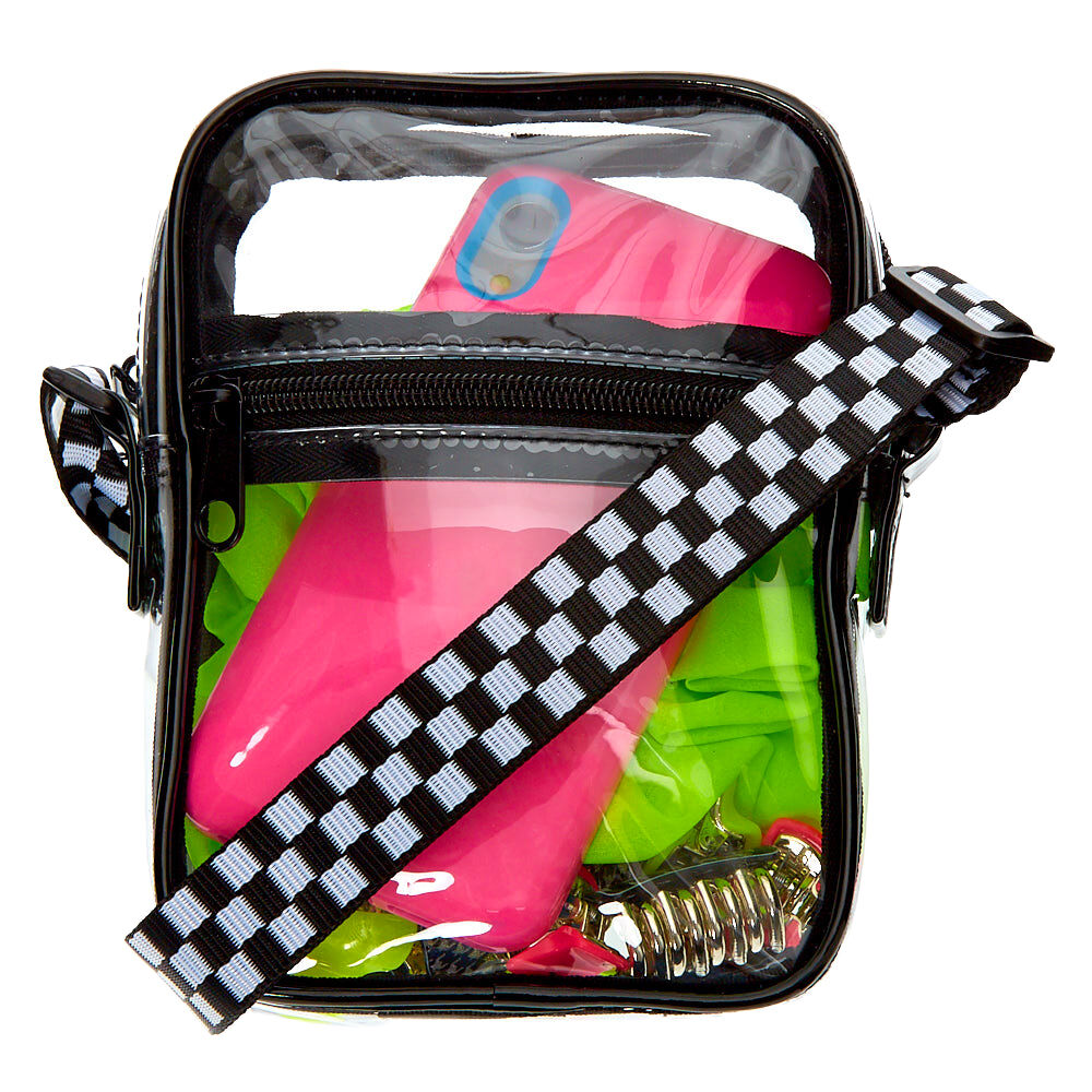 small clear crossbody purse