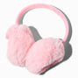 Pink Heart Glitter Earmuffs,