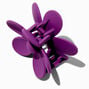 Matte Orchid Flower Medium Hair Claw,