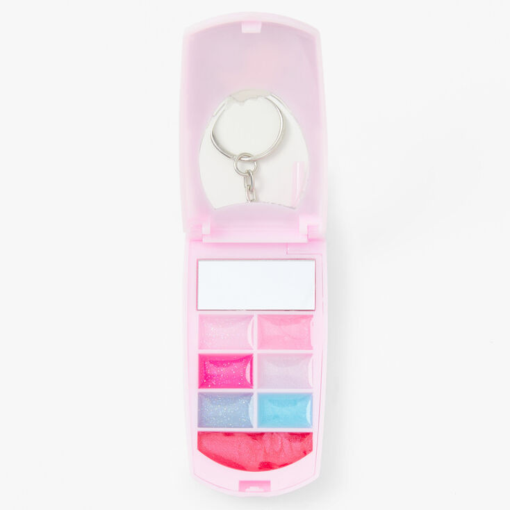 Pink Unicorn Bling Flip Phone Lip Gloss Set,