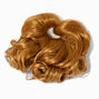 Curly Faux Hair Bobble - Caramel Blonde,