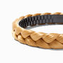 Caramel Blonde Faux Hair Braided Headband,