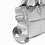 Silver Puffy Tote Bag ,