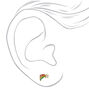 18kt Gold Plated Rainbow Panda Stud Earrings - 3 Pack,