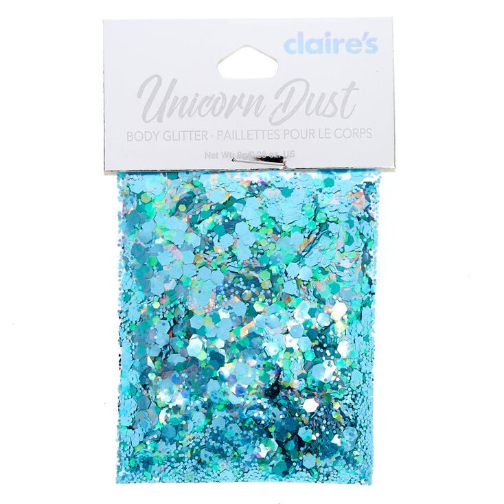 Unicorn Dust Glitter Pouch - Teal,