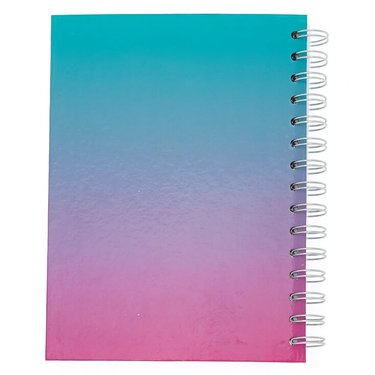 Carnet bleu sarcelle Unicorn Magic &agrave; paillettes mobiles,