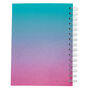 Carnet bleu sarcelle Unicorn Magic &agrave; paillettes mobiles,