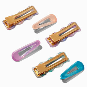 Marble Wavy Hair Clips - 6 Pack,