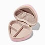 Blush Pink Heart Jewelry Case,