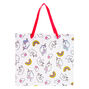 Sac cadeau de taille moyenne Miss Glitter la licorne - Blanc,