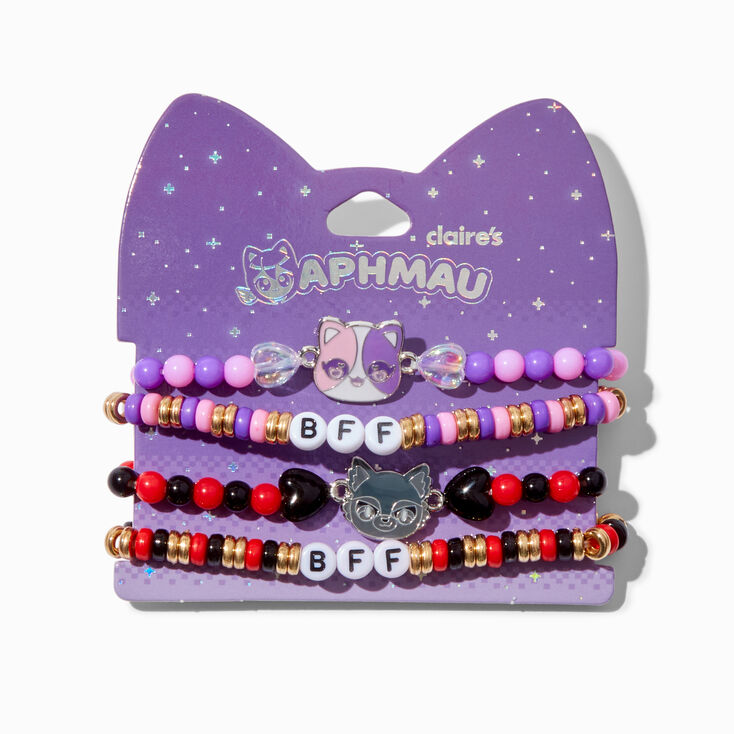 Aphmau&trade; And Friends Claire&#39;s Exclusive Best Friends Beaded Stretch Bracelet Set - 4 Pack,