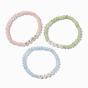 Best Friends &#39;&#39;Mama &amp; Minis&#39;&#39; Beaded Stretch Bracelets - 3 Pack,