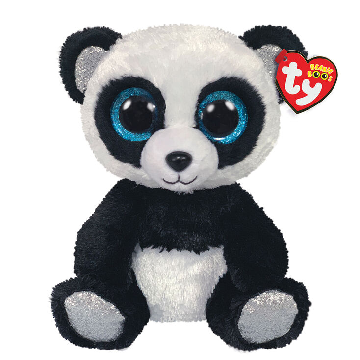 Ty&reg; Beanie Boo Medium Bamboo the Panda SoftToy,