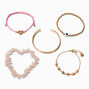 T H E M E x Claire&#39;s &#39;&#39;Be You&#39;&#39; Evil Eye Beaded Bracelet Set - 5 Pack,