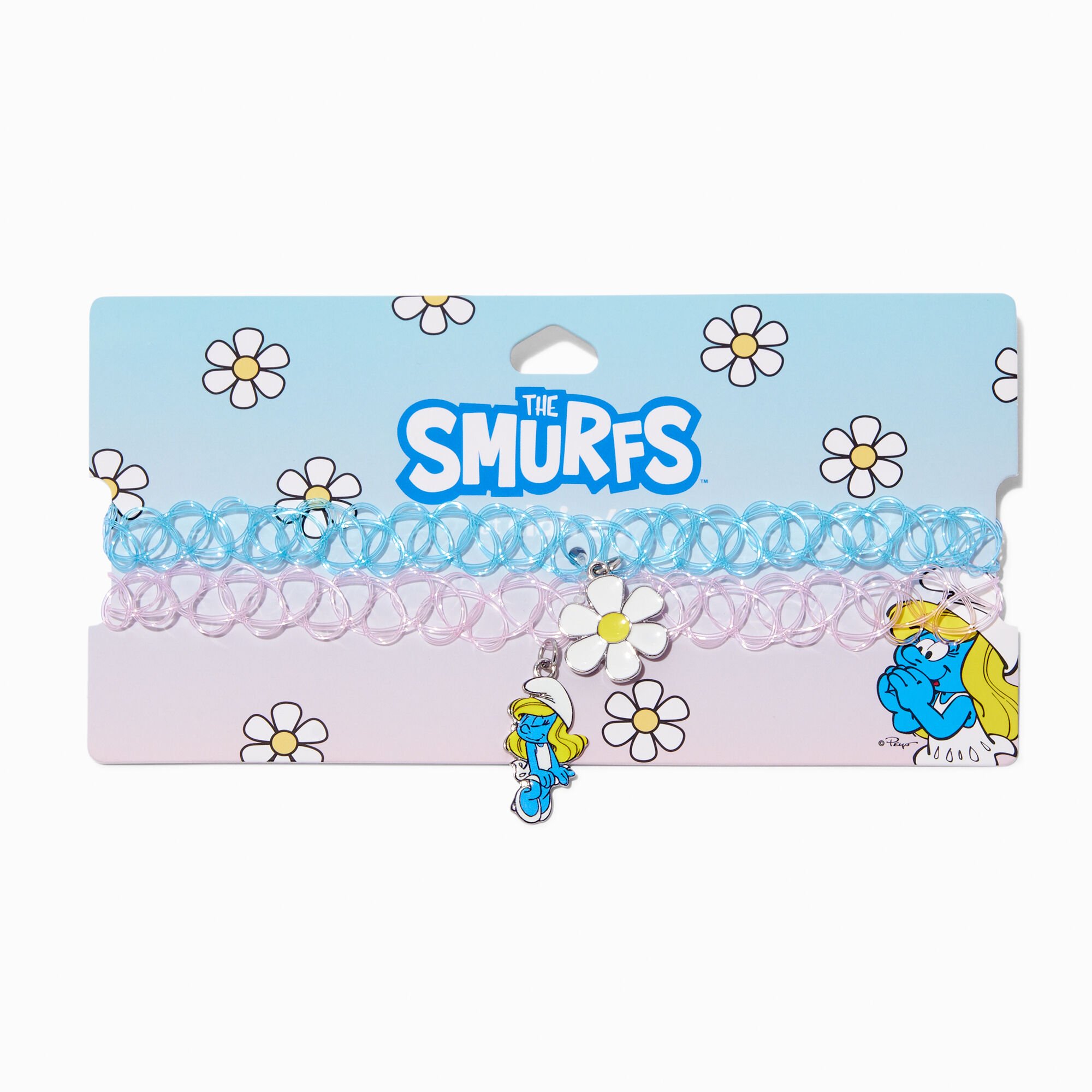 The Smurfs™ Claire's Exclusive Tattoo Choker Necklace Set - 2 Pack,