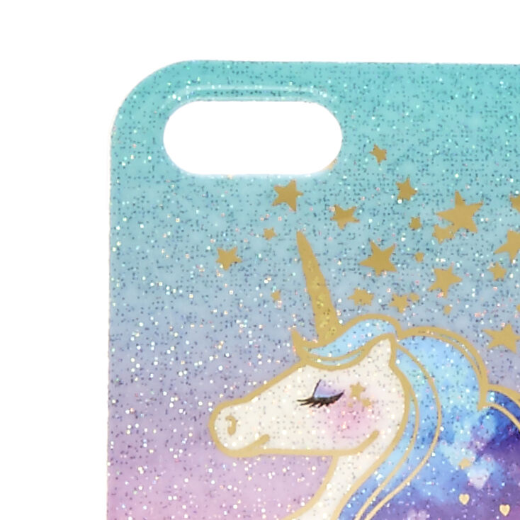 Coque pour iPod licorne scintillante pastel&nbsp;- Compatible avec iPod Touch 5/6,