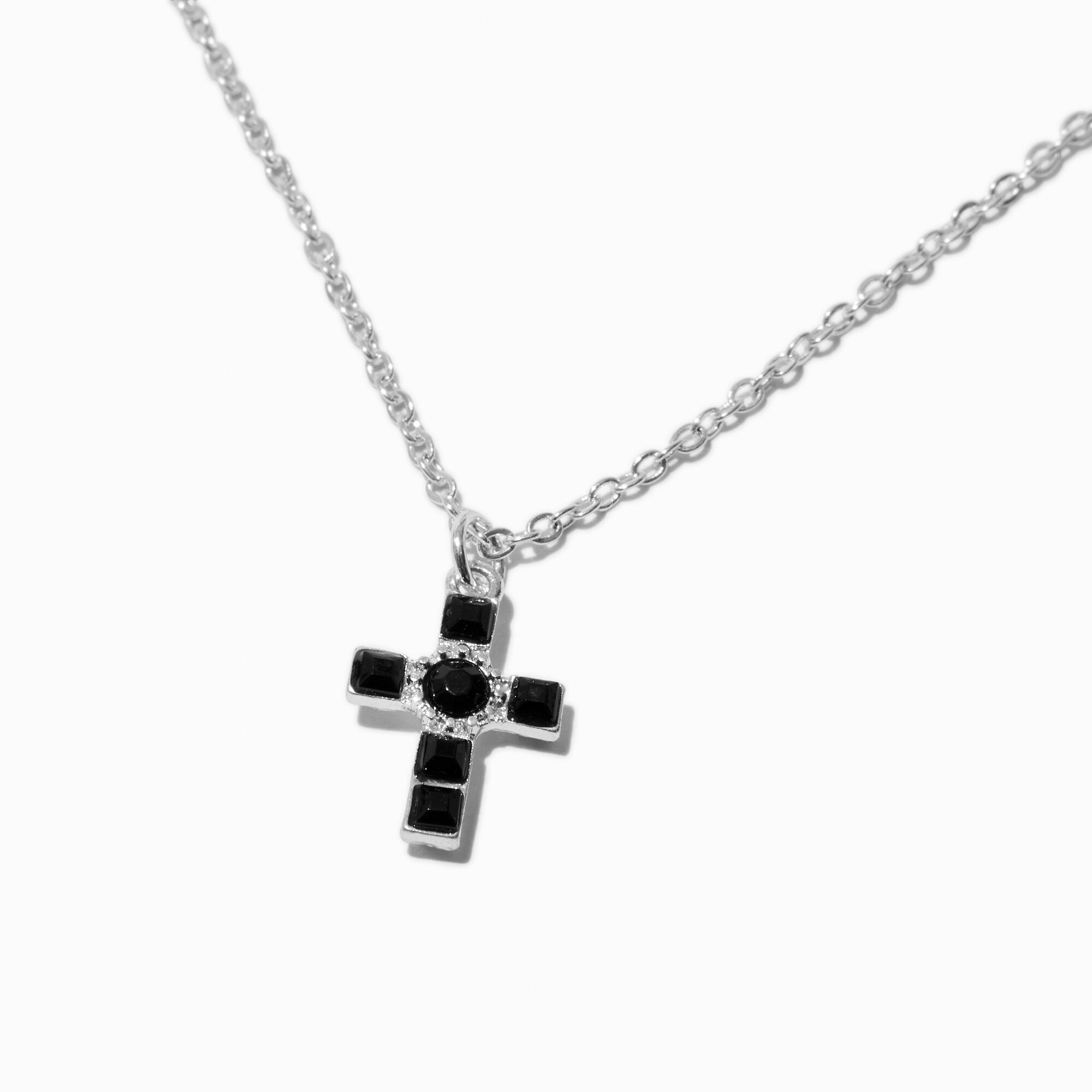 Claire's store cross necklace