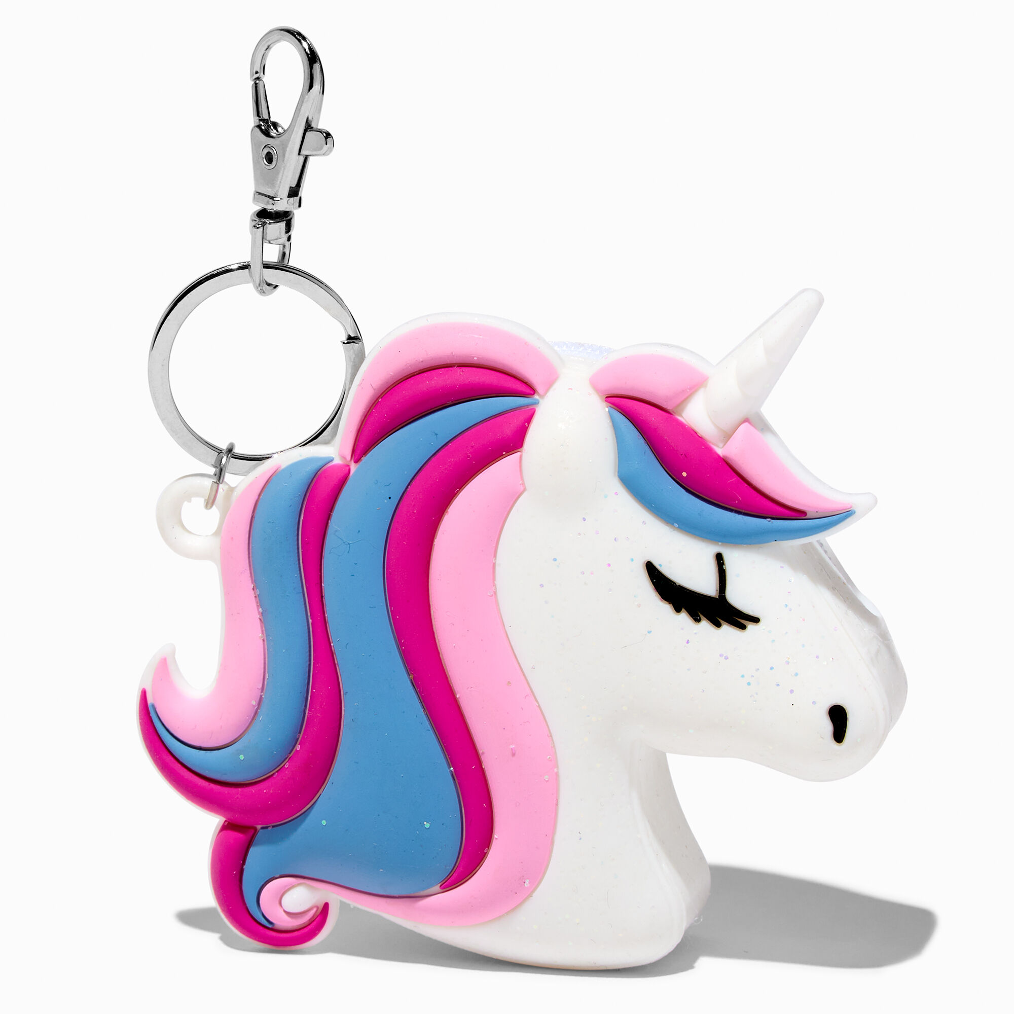 View Claires Unicorn Jelly Coin Purse Keyring information