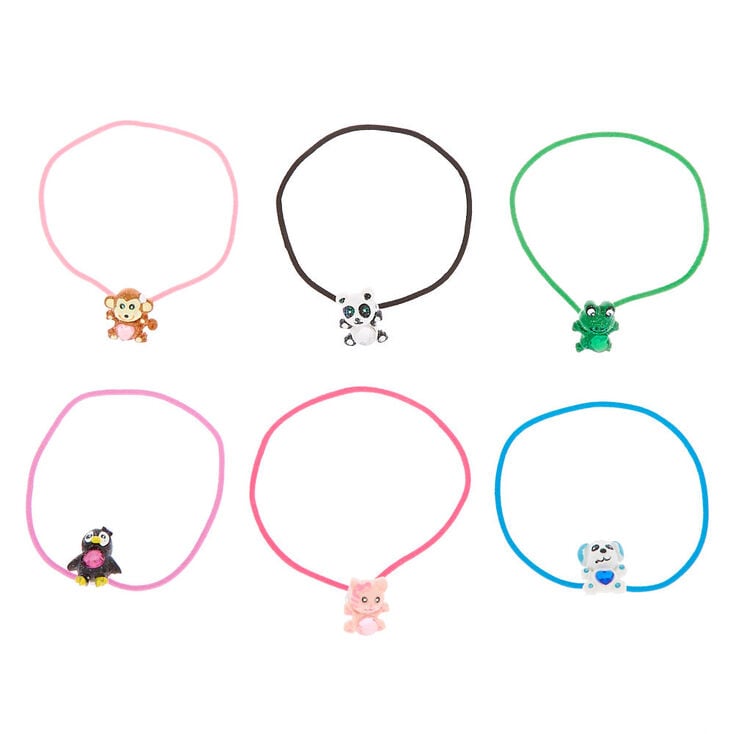 Claire&#39;s Club Animal Hair Ties - 6 Pack,